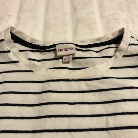 Cute striped tunic with zippered pockets - Picture 2 of 2